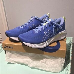 Asics Blue Running Shoes